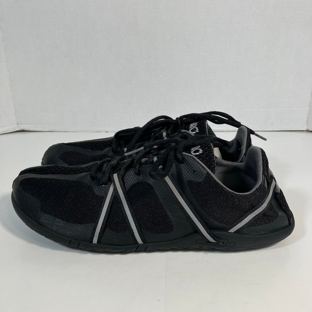 Xeroshoes Mens 12.5 Speed Force Black Mesh Lace-up Barefoot Performance Shoes